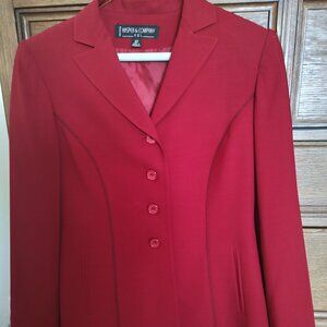 Kasper & Co. (ASL) Women's Petite Red Blazer/Jacket